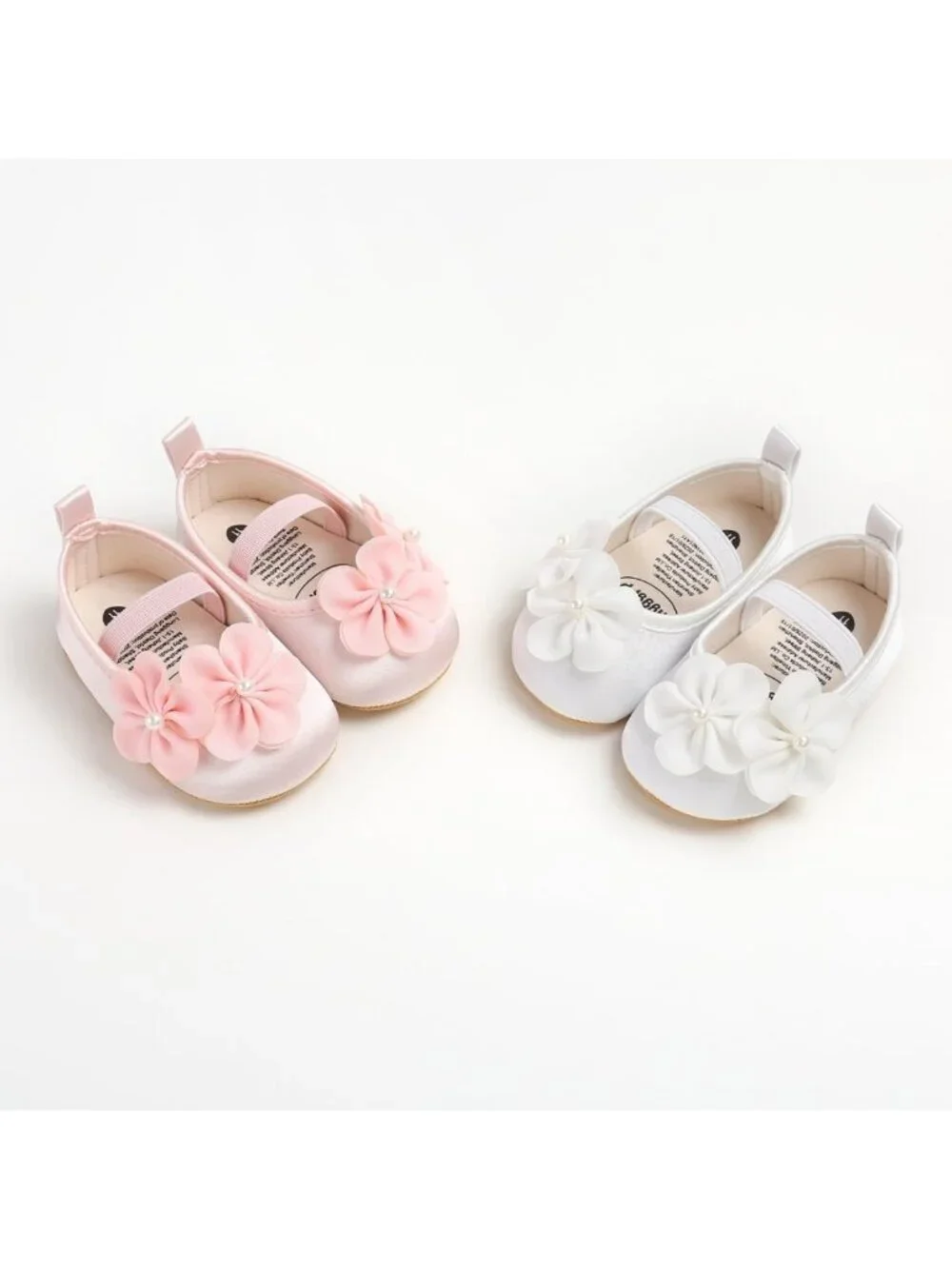 Adorable Baby Mary Jane Flats with Bowknot - Anti-Skid Sole for First Walkers